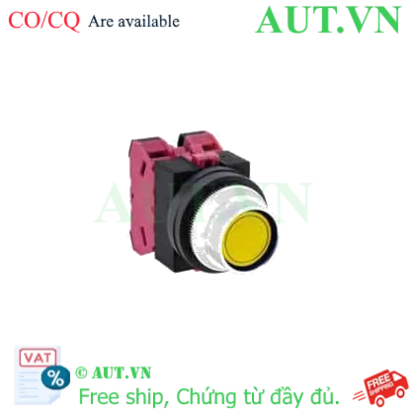 Ảnh của Nút nhấn nhả không đèn IDEC ABFS202NY D25 2NC (Vàng)