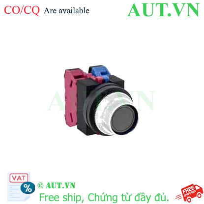 Ảnh của Nút nhấn nhả không đèn IDEC ABFS211NB D25 1NO+1NC (Đen)