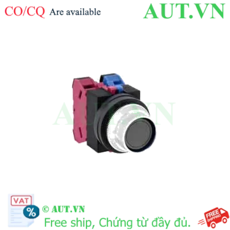 Ảnh của Nút nhấn nhả không đèn IDEC ABFS211NB D25 1NO+1NC (Đen)