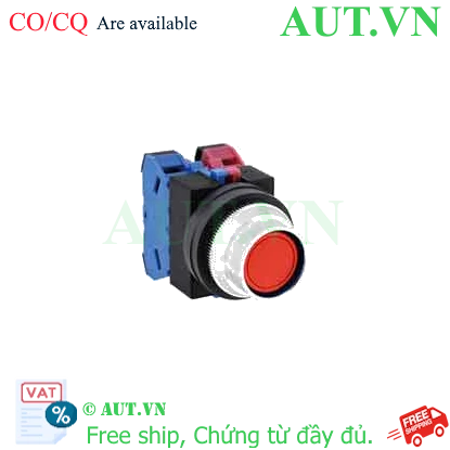 Ảnh của Nút nhấn nhả không đèn IDEC ABFS211NR D25 1NO+1NC (Đỏ)