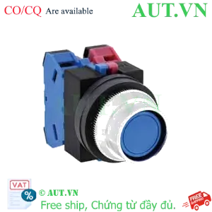 Ảnh của Nút nhấn nhả không đèn IDEC ABFS211NS D25 1NO+1NC (Xanh)