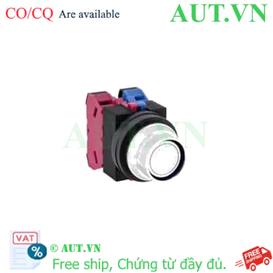Ảnh của Nút nhấn nhả không đèn IDEC ABFS211NW D25 1NO+1NC (Trắng)