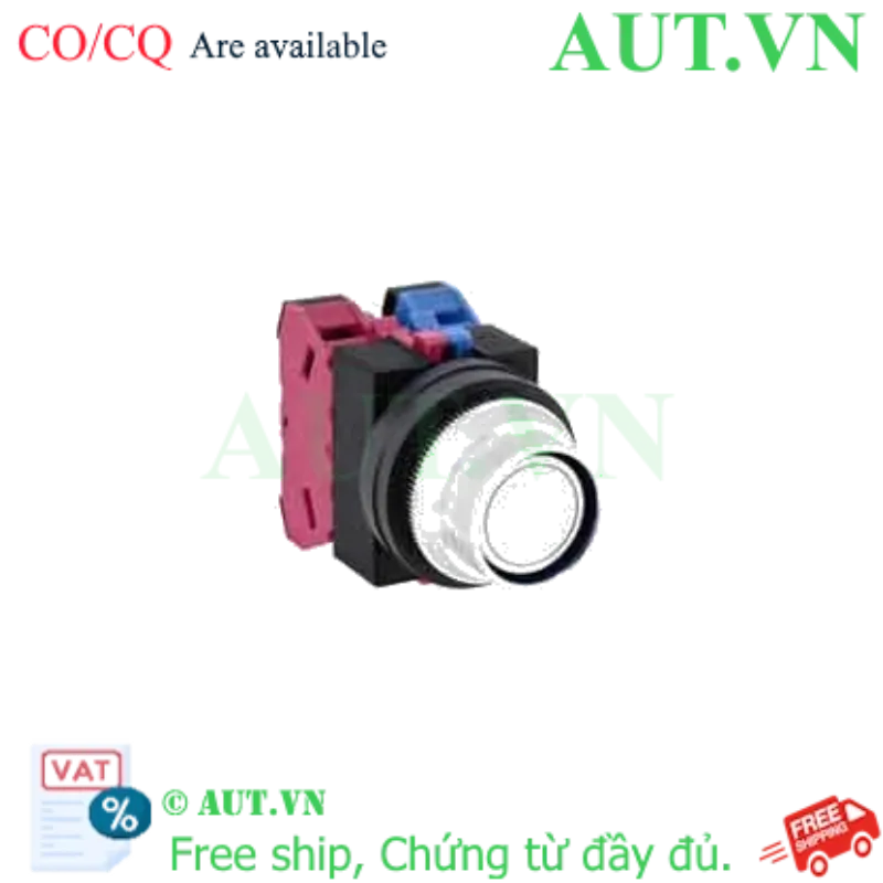 Ảnh của Nút nhấn nhả không đèn IDEC ABFS211NW D25 1NO+1NC (Trắng)