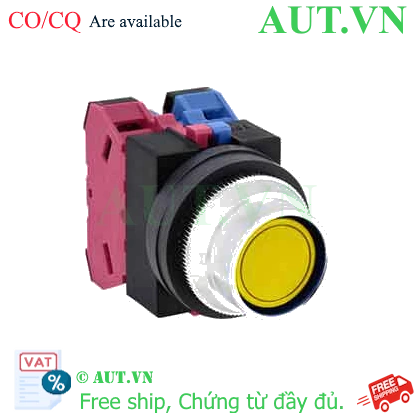 Ảnh của Nút nhấn nhả không đèn IDEC ABFS211NY D25 1NO+1NC (Vàng)