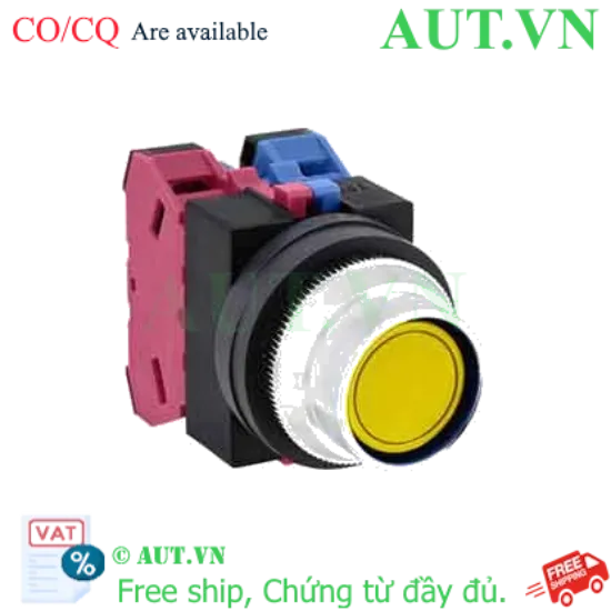 Ảnh của Nút nhấn nhả không đèn IDEC ABFS211NY D25 1NO+1NC (Vàng)