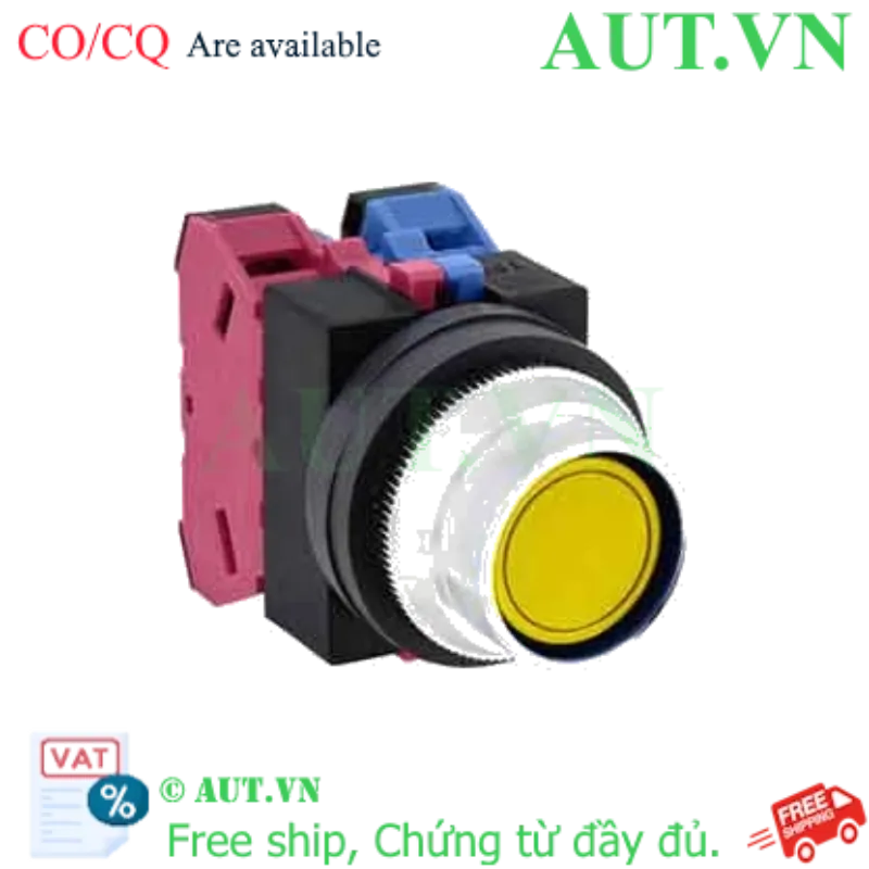 Ảnh của Nút nhấn nhả không đèn IDEC ABFS211NY D25 1NO+1NC (Vàng)
