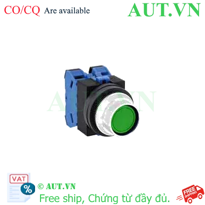 Ảnh của Nút nhấn nhả không đèn IDEC ABFS220NG D25 2NO (Xanh)