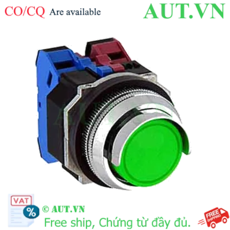 Ảnh của Nút nhấn nhả không đèn IDEC ABGD201NG D30 1NC (Xanh)