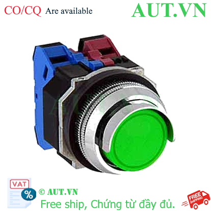 Ảnh của Nút nhấn nhả không đèn IDEC ABGD202NG D30 2NC (Xanh)