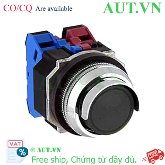 Ảnh của Nút nhấn nhả không đèn IDEC ABGD211NB D30 1NO+1NC (Đen)