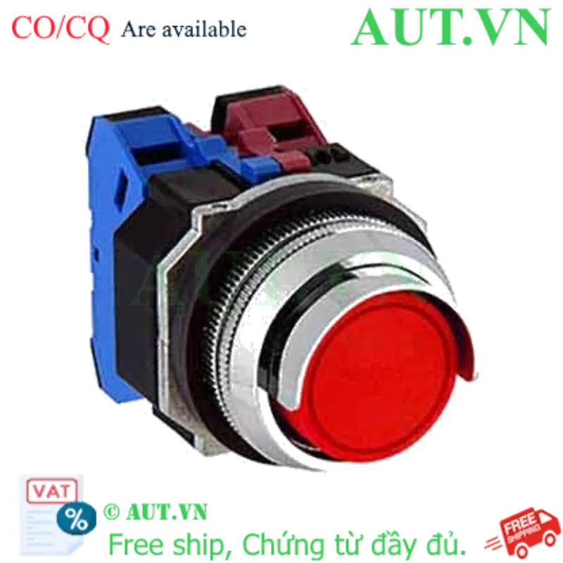 Ảnh của Nút nhấn nhả không đèn IDEC ABGD220NR D30 2NO (Đỏ)
