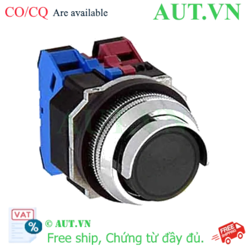 Ảnh của Nút nhấn nhả không đèn IDEC ABGD222NB D30 2NO+2NC (Đen)
