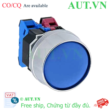 Ảnh của Nút nhấn nhả không đèn IDEC ABGD311NS D30 1NO+1NC (Xanh)