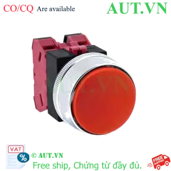 Ảnh của Nút nhấn nhả không đèn IDEC ABGS302NR D25 2NC (Đỏ)