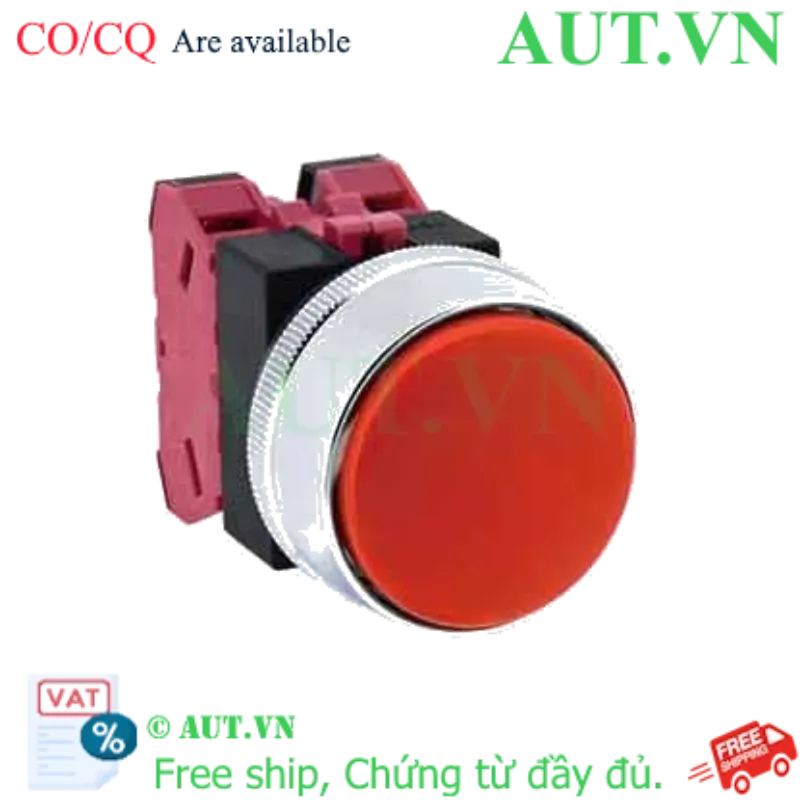 Ảnh của Nút nhấn nhả không đèn IDEC ABGS302NR D25 2NC (Đỏ)
