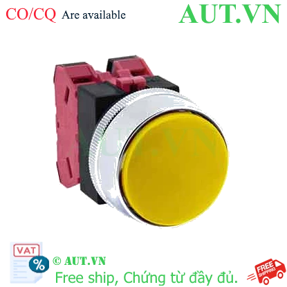 Ảnh của Nút nhấn nhả không đèn IDEC ABGS302NY D25 2NC (Vàng)