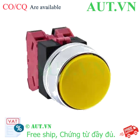 Ảnh của Nút nhấn nhả không đèn IDEC ABGS302NY D25 2NC (Vàng)