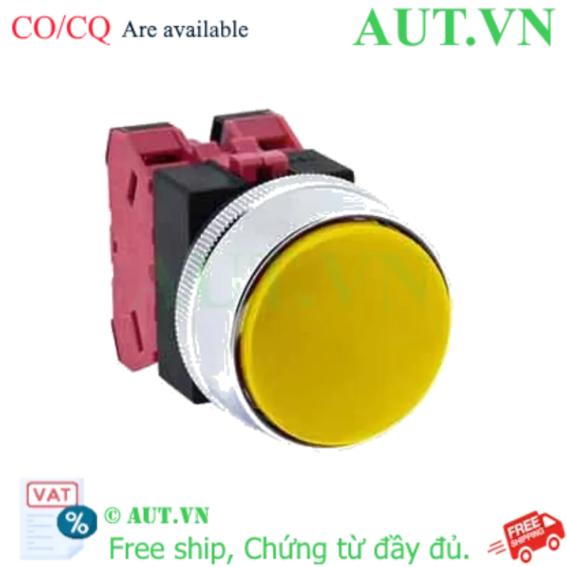 Ảnh của Nút nhấn nhả không đèn IDEC ABGS302NY D25 2NC (Vàng)