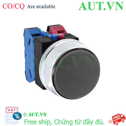 Ảnh của Nút nhấn nhả không đèn IDEC ABGS311NB D25 1NO+1NC (Đen)