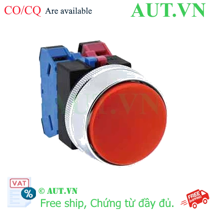 Ảnh của Nút nhấn nhả không đèn IDEC ABGS311NR D25 1NO+1NC (Đỏ)