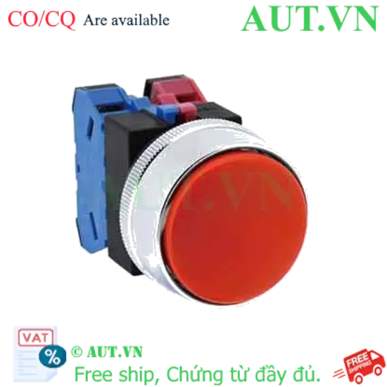 Ảnh của Nút nhấn nhả không đèn IDEC ABGS311NR D25 1NO+1NC (Đỏ)