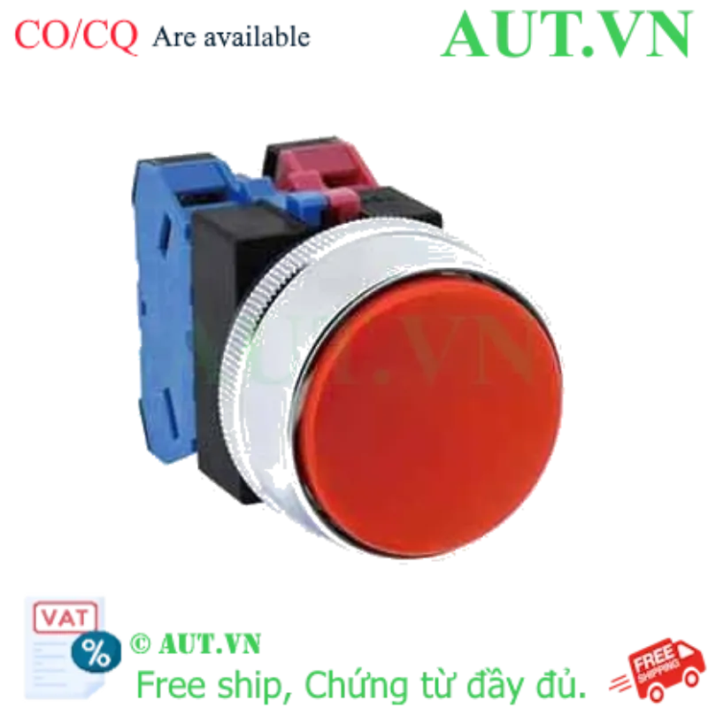 Ảnh của Nút nhấn nhả không đèn IDEC ABGS311NR D25 1NO+1NC (Đỏ)