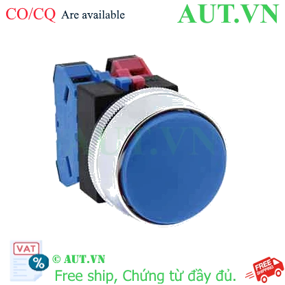 Ảnh của Nút nhấn nhả không đèn IDEC ABGS311NS D25 1NO+1NC (Xanh)