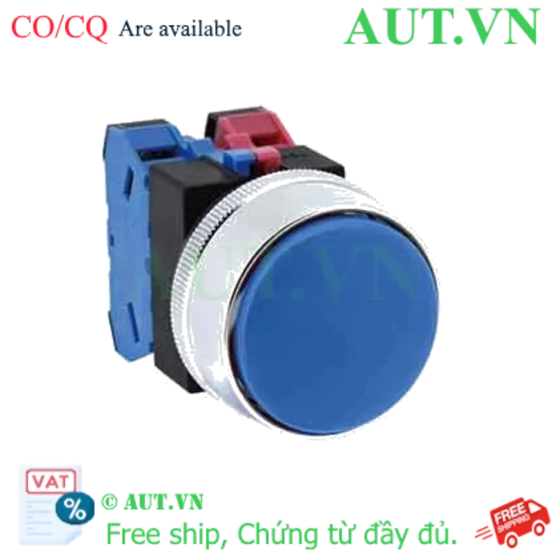 Ảnh của Nút nhấn nhả không đèn IDEC ABGS311NS D25 1NO+1NC (Xanh)