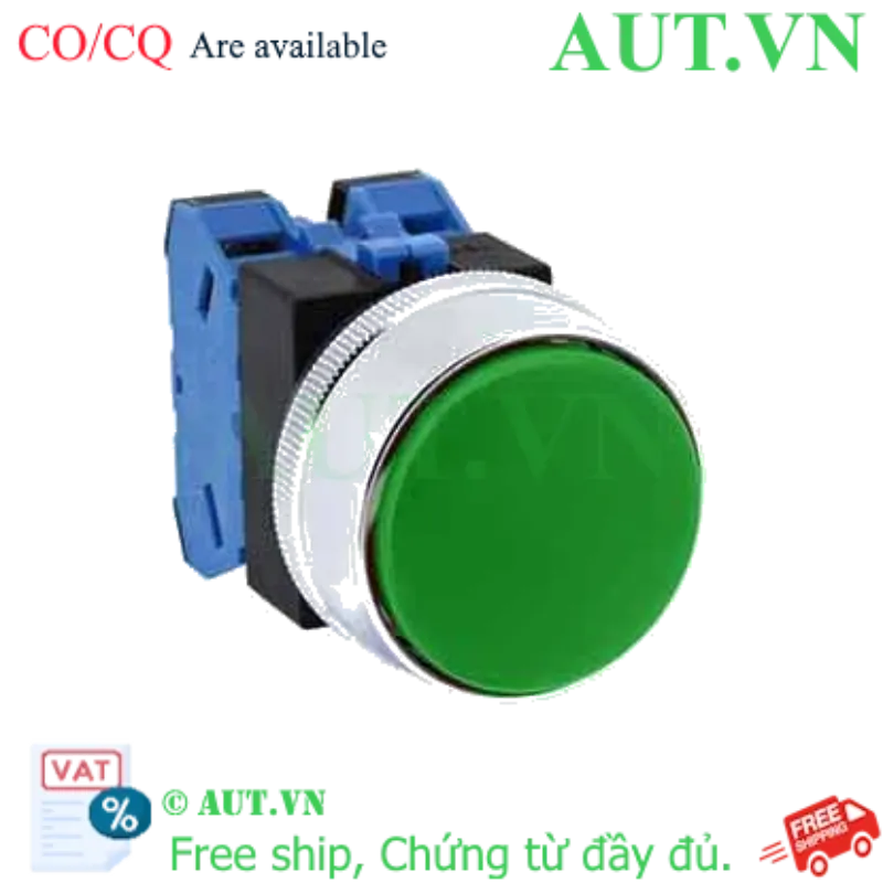 Ảnh của Nút nhấn nhả không đèn IDEC ABGS320NG D25 2NO (Xanh)