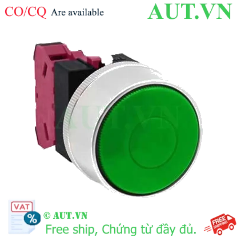 Ảnh của Nút nhấn nhả không đèn IDEC ABGW401G-MAU D22 1NC (Xanh)