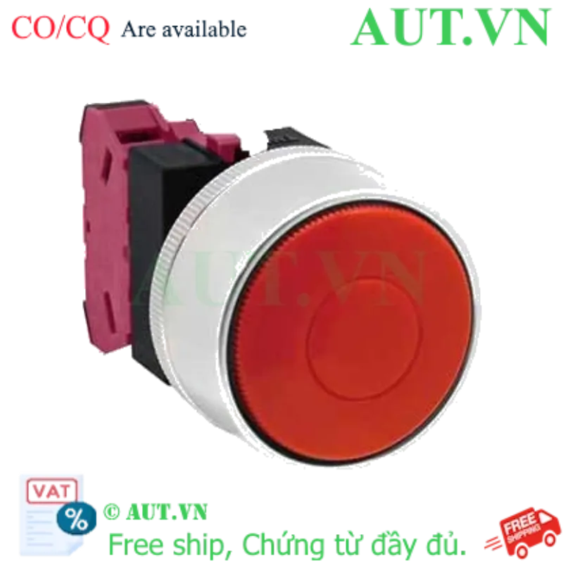 Ảnh của Nút nhấn nhả không đèn IDEC ABGW401R-MAU D22 1NC (Đỏ)