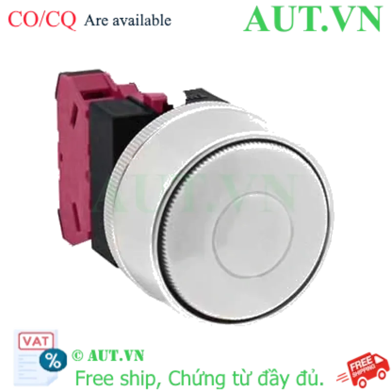 Ảnh của Nút nhấn nhả không đèn IDEC ABGW401W-MAU D22 1NC (Trắng)