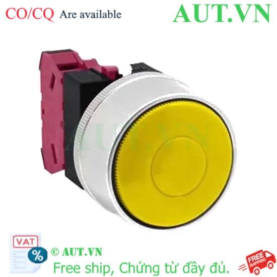Ảnh của Nút nhấn nhả không đèn IDEC ABGW401Y D22 1NC (Vàng)