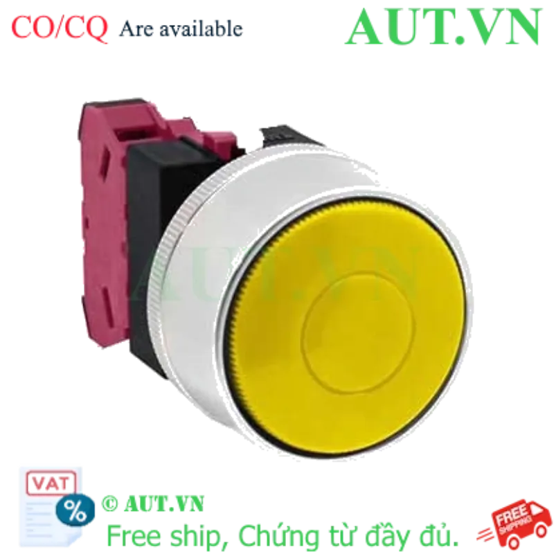 Ảnh của Nút nhấn nhả không đèn IDEC ABGW401Y D22 1NC (Vàng)