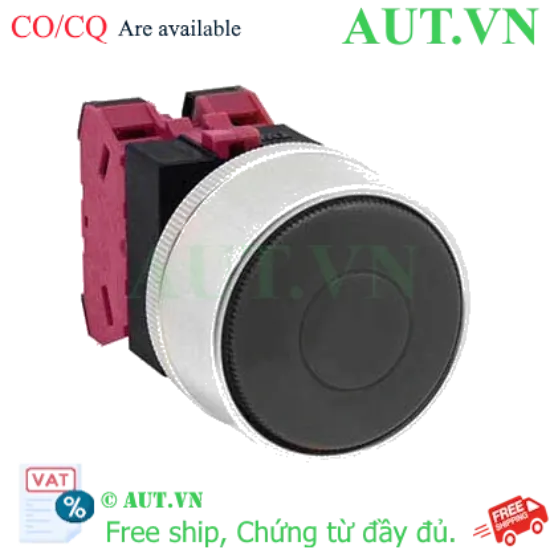 Ảnh của Nút nhấn nhả không đèn IDEC ABGW402B-MAU D22 2NC (Đen)