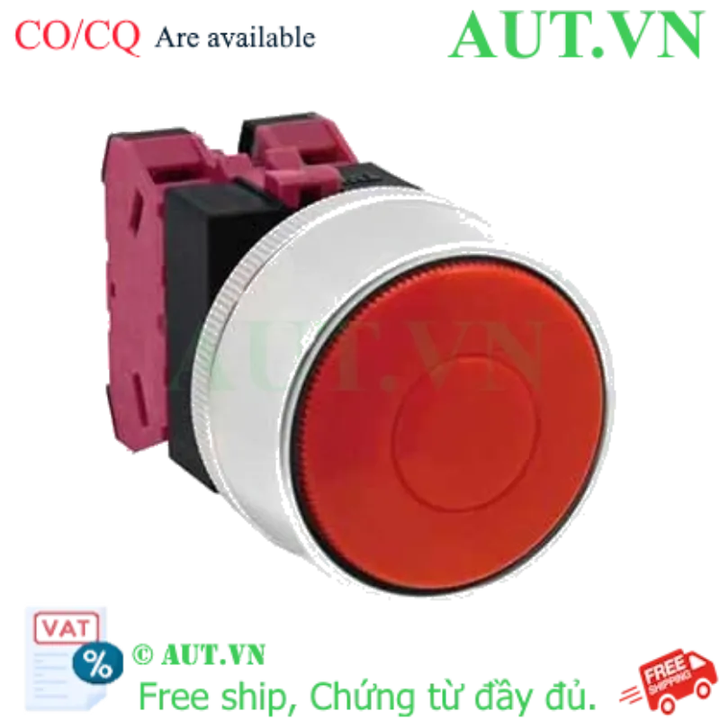 Ảnh của Nút nhấn nhả không đèn IDEC ABGW402R D22 2NC (Đỏ)