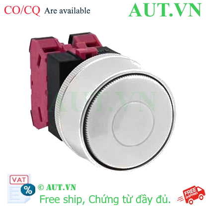 Ảnh của Nút nhấn nhả không đèn IDEC ABGW402W-MAU D22 2NC (Trắng)