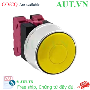 Ảnh của Nút nhấn nhả không đèn IDEC ABGW402Y-MAU D22 2NC (Vàng)
