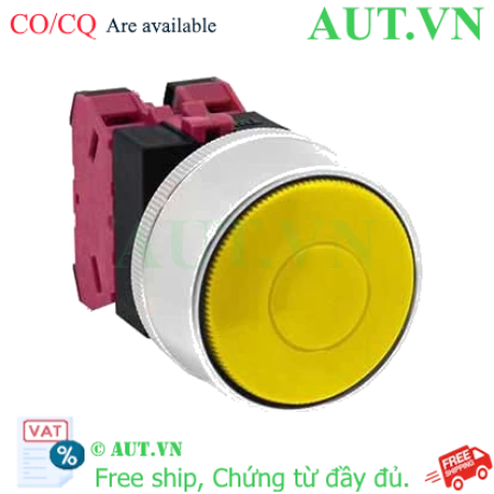 Ảnh của Nút nhấn nhả không đèn IDEC ABGW402Y-MAU D22 2NC (Vàng)