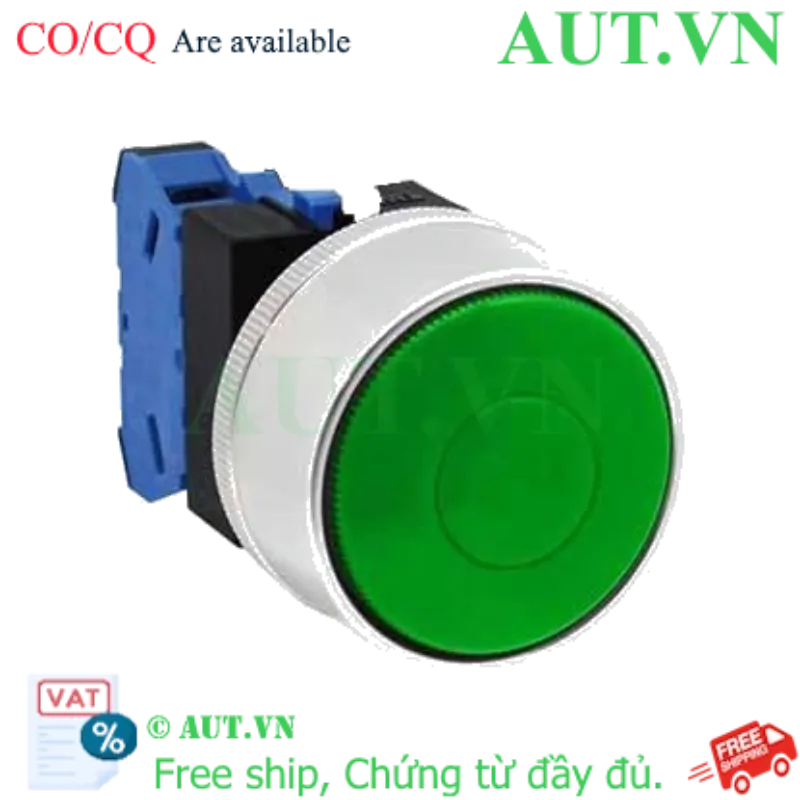 Ảnh của Nút nhấn nhả không đèn IDEC ABGW410G D22 1NO (Xanh)