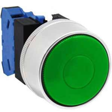 Ảnh của Nút nhấn nhả không đèn IDEC ABGW410G-MAU D22 1NO (Xanh)