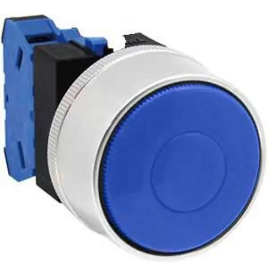 Ảnh của Nút nhấn nhả không đèn IDEC ABGW410S-MAU D22 1NO (Xanh)