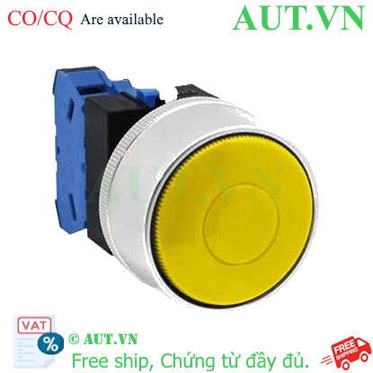 Ảnh của Nút nhấn nhả không đèn IDEC ABGW410Y-MAU D22 1NO (Vàng)