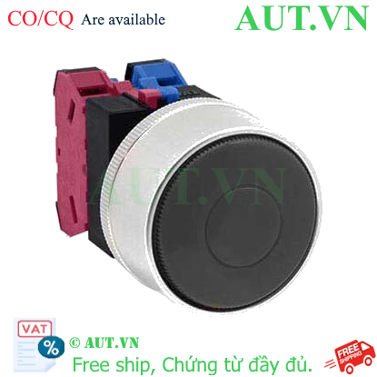 Ảnh của Nút nhấn nhả không đèn IDEC ABGW411B D22 1NO+1NC (Đen)