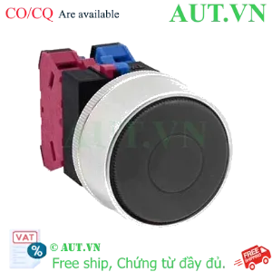 Ảnh của Nút nhấn nhả không đèn IDEC ABGW411B-MAU D22 1NO+1NC (Đen)
