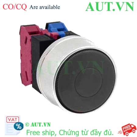 Ảnh của Nút nhấn nhả không đèn IDEC ABGW411B-MAU D22 1NO+1NC (Đen)