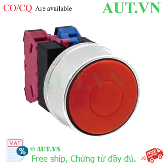 Ảnh của Nút nhấn nhả không đèn IDEC ABGW411R D22 1NO+1NC (Đỏ)
