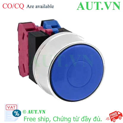 Ảnh của Nút nhấn nhả không đèn IDEC ABGW411S D22 1NO+1NC (Xanh)