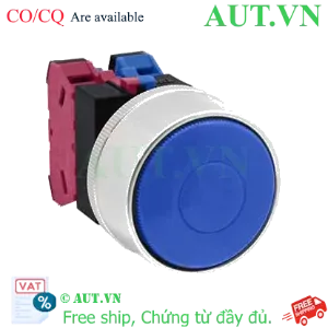 Ảnh của Nút nhấn nhả không đèn IDEC ABGW411S-MAU D22 1NO+1NC (Xanh)