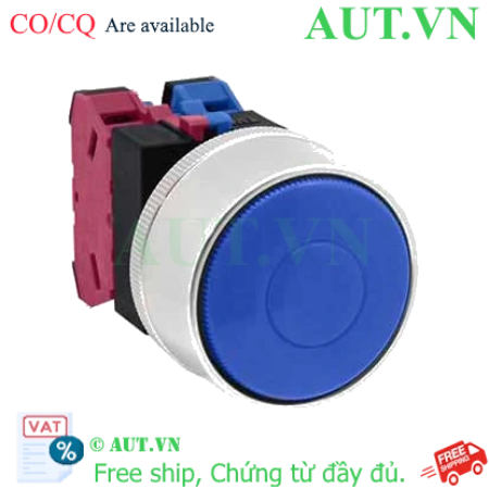 Ảnh của Nút nhấn nhả không đèn IDEC ABGW411S-MAU D22 1NO+1NC (Xanh)